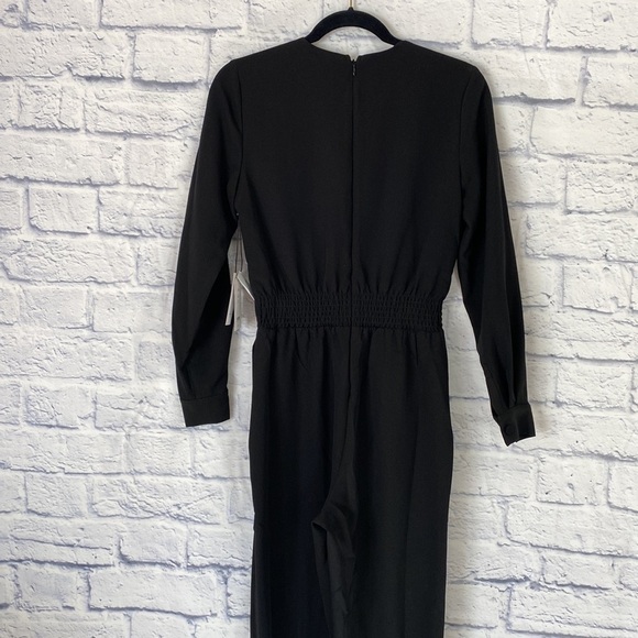 Lini Stella black sequin long sleeve jumpsuit XS - Picture 5 of 9